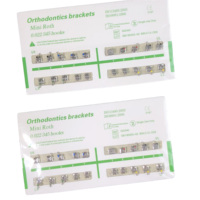 Brackets orthodontiques métalliques, hygiène buccale, appareils dentaires Roth 022, orthodontie, brackets métalliques pour dents