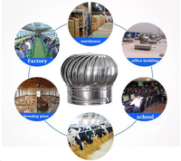 Ventilateur à turbine 100 300 500 600 mm, Whirlybird, sans alimentation électrique, monté sur toit, ventilateur à énergie éolienne, ventilateur agricole et industriel