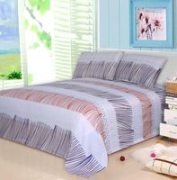 Vente en gros de draps de lit en polyester brodés en satin de luxe de haute qualité, lot de draps de lit pour hôtel, textile pour la maison