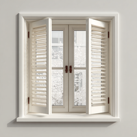 Persienne à réglage personnalisé moderne Fenêtre de plantation en vinyle pvc pour intérieur Volets horizontaux Vente en gros en usine pour maison hôtel
