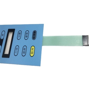 Clavier à membrane à boutons poussoirs, matériaux PET PC, boutons en relief, rétroéclairage LED, applications de télécommande, couleur personnalisée - Product Image 5