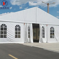 Structure en aluminium, tente de réception extérieure blanche pour 100 personnes, mariage, événement