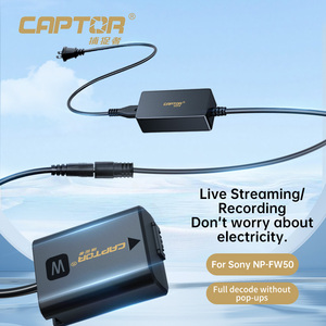 Batería Ficticia CAPTOR NP-FW50 para <span class=keywords><strong>Sony</strong></span> <span class=keywords><strong>Zv</strong></span>-e10 A6400 A7m2 A7r2 A6000, Cámara Digital SLR, Transmisión en Vivo, Grabación en Exteriores - Product Image 2