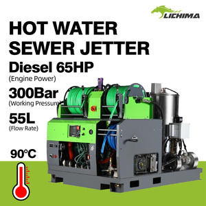 Nettoyeur de canalisations haute pression à eau chaude 300 bars, moteur diesel robuste, pour le nettoyage des égouts et des tuyaux, à <span class=keywords><strong>vendre</strong></span> - Product Image 2