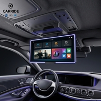 CARRIDE Écran LCD 4K rotatif de 38 pouces pour voiture avec GPS, TV Android tactile pour siège arrière, divertissement, garantie de 2 ans, camion, fourgonnette, USB, Mercedes Benz