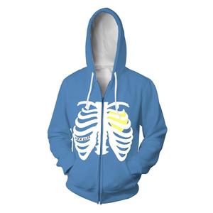 Logotipo personalizado Bling Rhinestone Transfer Hombres Full Face Zip Shiny Men's Full Sudaderas con capucha y sudaderas - Product Image 5