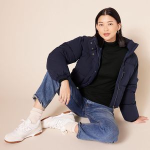 Suéter de <span class=keywords><strong>Cuello</strong></span> Alto de Manga Larga Estilo Coreano Clásico y Ajustado para Mujer (personalizable) - Product Image 4