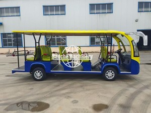 Autobús turístico eléctrico clásico personalizable de 6-18 asientos de alta calidad con baterías de litio para lugares escénicos - Product Image 6