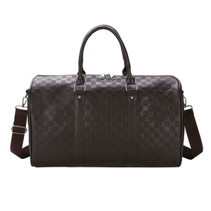 <span class=keywords><strong>Sac</strong></span> de voyage et de sport portable en cuir PU tendance avec fermeture éclair, grande capacité, haute qualité - Product Image 1