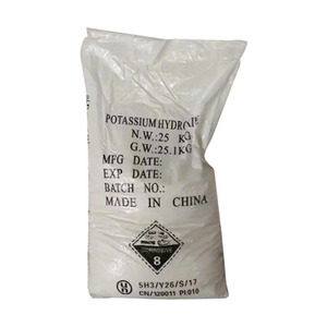 Copos de hidróxido 90% Blanco 95% <span class=keywords><strong>KOH</strong></span> Copos de potasa cáustica - Product Image 6
