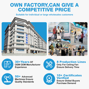 Dễ dàng cài đặt 3 tốc độ gió câm thiết kế di chuyển đầu mờ 14 inch trong nhà trang trí nội thất 360 xoay LED quạt trần ánh sáng - Product Image 5