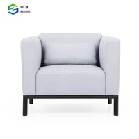 Desain trendi Sofa kantor tiga dudukan Sofa kulit mewah Sofa ruang tamu