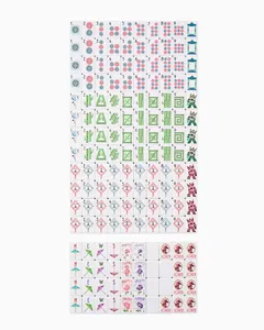 Juego de 160 Fichas de Mahjong Americanas de Acrílico Rosa Coral de 4 Capas, Juego de <span class=keywords><strong>Ludo</strong></span> Plegable de Lujo para Interiores <span class=keywords><strong>con</strong></span> Efecto 3D, Duradero - Product Image 4