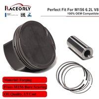 RACEORLY A1590300217 A1590300017 Conjunto de Pistones Forjados 4032 para Mercedes Benz AMG C63 SLS 6.2L V8 M156 M159