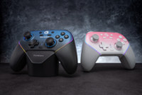 Control Inalámbrico para Juegos Super Nova con Efecto Hall, Gamepad con Motores de Vibración Dobles, Estación de Carga Ecológica para PC y Android