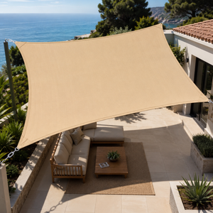 <span class=keywords><strong>Voile</strong></span> <span class=keywords><strong>d</strong></span>'<span class=keywords><strong>ombrage</strong></span> imperméable OEM, respirante, en HDPE, résistante aux UV, pour terrasse, jardin, restaurant - Product Image 1