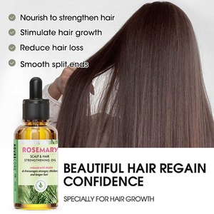 Sérum nourrissant 100% naturel et biologique pour <span class=keywords><strong>la</strong></span> croissance <span class=keywords><strong>des</strong></span> <span class=keywords><strong>cheveux</strong></span>, <span class=keywords><strong>huile</strong></span> essentielle de romarin, marque privée - Product Image 2