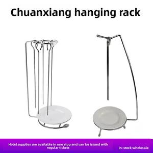 Venta al por mayor creativo Cordero <span class=keywords><strong>Kebab</strong></span> pincho estante moderno de acero inoxidable barbacoa estante mango de plástico de metal grueso <span class=keywords><strong>Kebab</strong></span> pincho soporte - Product Image 2