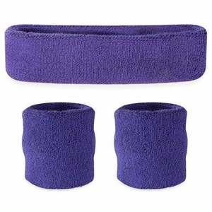 Etiqueta privada personalizada algodón Terry Cloth deporte ejercicio tenis muñeca pulsera bordado banda para el sudor elástico entrenamiento banda para el sudor - Product Image 6