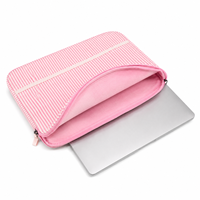 Funda Protectora para Portátil de Algodón Impermeable Personalizada, Funda Acolchada para Portátil con Cremallera para Viajes, Fabricante OEM ODM