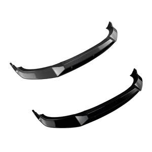 Amp Z Front Lip Splitter For Bmw X3 X4 G01 G02 Lci M Sport 2022 2024 Piano Black Carbon Fiber Texture Matte Finish - Product Image 5