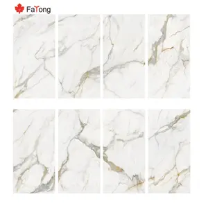 Foshan FaTong-suelo de porcelana, azulejos de Kerala natural pulidos, 900x1800mm, 80X80, mármol blanco, para pared