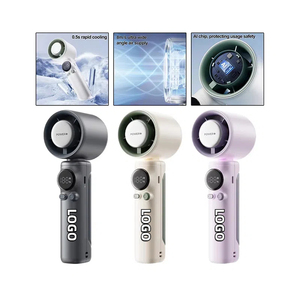 Mini Ventilador de Mano Modelo 2025, Batería/USB, Tecnología de Refrigeración por Semiconductor, Uso en Interiores y Exteriores, Ventilador de Escritorio Plegable Compacto para Estudiantes - Product Image 1