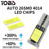 Yobis T10 Led Prix fabricant Super lumineux Ampoule latérale à coin 194 Canbus Ampoules W5w Ampoule LED de voiture Intérieur Luces Plaque d'immatriculation