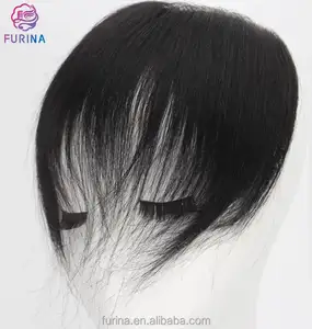 Natural wholesale handy black thin skin men's replacement 100% human remy hair straight hairline man toupee
