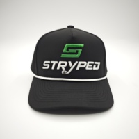 Gorra de Golf y Béisbol Premium Deportiva Impermeable con Parche Bordado, Ajustable, con Orificios Cortados a Láser, Cuerda Personalizada, Diseño Fruit Dobby Argyle