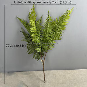 Hojas <span class=keywords><strong>Artificiales</strong></span>, Simulación de Vegetación, Helecho, Decoración para Sala de Estar, Ramo de Mano, Hierba Persa, Decoración de Boda, Decoración del Hogar - Product Image 4