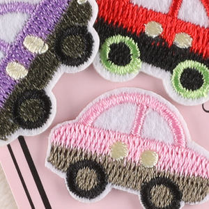 Máy tính thêu Kích thước nhỏ phim hoạt hình xe sắt trên các bản vá lỗi cho trẻ em và em bé quần áo trang trí - Product Image 3