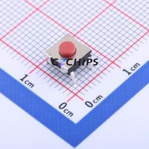 K2-1157DP-C4CW-01 Tactile Switch Through hole Component (THT) Switch 2.5N Through Hole 6.4mm 6mm - Product Image 1