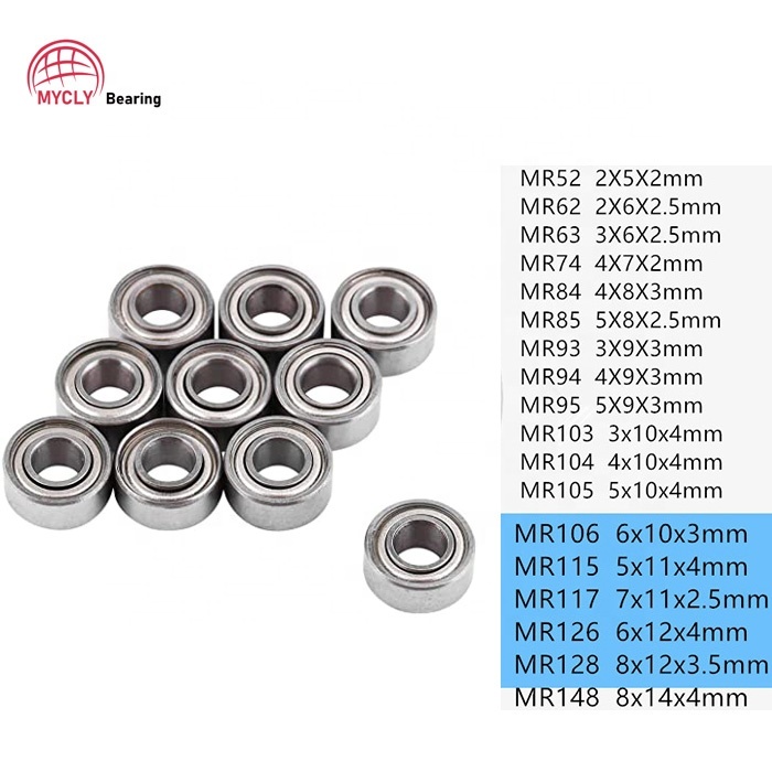 7x13x4 Shielded MR137ZZ Miniature Ball Bearing L1370ZZ MR137
