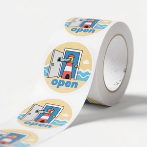 包装其他谢谢不干胶标签批发标签自有Logo贴纸您好我叫Logo设计公司 - Product Image 2