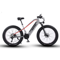 Bicicleta Eléctrica de Neumáticos Gruesos Todoterreno de 26 Pulgadas de Alta Calidad/ Bicicleta Eléctrica OEM para Adultos, Bicicleta Eléctrica de Montaña