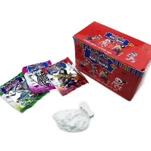 OEM tablet sugar nostalgia food Sour fruit powder candy factory individually packaged fruit flavor sour powder candy