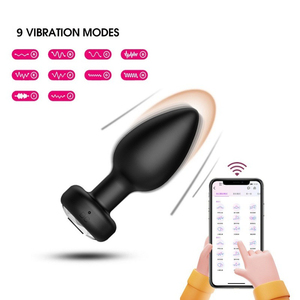 Plug anal extensible en silicone avec télécommande sans fil APP, dilatateur anal unisexe avec recharge par broche pour hommes et femmes, vente en gros - Product Image 6