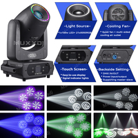 Muxxdj 100W Spot Moving Head Light sans fil DMX avec bande LED, lumières DJ pour discothèque, fête, bar, scène