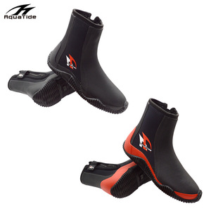 AquaTide 5Mm High Ankle Diving <b>Boots</b> Neoprene Unisex <b>Water</b> Sports Warmth Protection - Product Image 5
