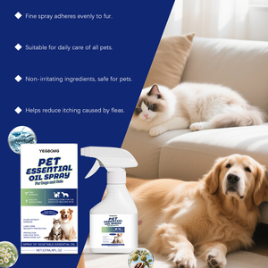 Spray pour animaux de compagnie à l'<span class=keywords><strong>huile</strong></span> <span class=keywords><strong>essentielle</strong></span> végétale 237 ml, parfum lavande, nettoyage quotidien, anti-moustiques, chats, chiens - Product Image 2