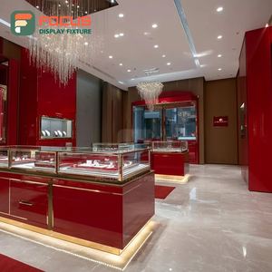 Exhibidores de Joyería Minimalistas de Primera Calidad, Mostrador de Exhibición para Tienda de Joyería con Marco Metálico - Product Image 2