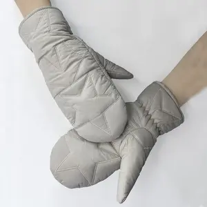 BSCI nhà sản xuất ấm cúng và giá cả phải chăng găng tay mùa đông với xuống và vải thoáng khí