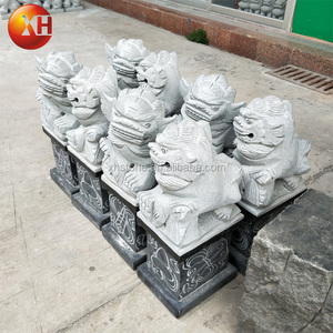 Parc <span class=keywords><strong>funéraire</strong></span> chinois FENGSHUI Mini pierre Foo chien <span class=keywords><strong>Statue</strong></span> ou cimetière pierre Lion Sculpture et pierre SHI ZI sculptures - Product Image 2