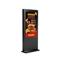 Pantalla LCD Digital para Exteriores de 75 Pulgadas, Alto Brillo (3000 Nits), Impermeable IP65, con Animación para Señalización en Aeropuertos, OEM