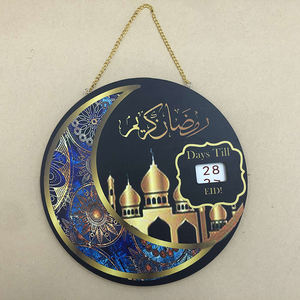 Microstar-Decoraciones de madera para el Ramadán, nuevo diseño, <span class=keywords><strong>2022</strong></span>, Eid musulmán, Mubarak, <span class=keywords><strong>calendario</strong></span> de cuenta atrás, 2023 - Product Image 4