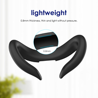 Pour Oculus Quest 3 VR Silicone Face Pad Cover pour Meta Original Casque Accessoires VR Visage Coussin Pad Masque Casque Visage Pad