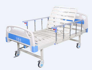 Oem nhà máy Giá điện & hướng dẫn sử dụng đa chức năng ABS giường bệnh viện kim loại & thép cáng với bàn ăn - Product Image 3