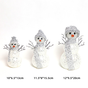 Nuevo Diseño 2026, Vaso de Vidrio Transparente con Brillantina en el Interior, Producto Navideño Iluminado de Gran Venta, Vaso de Vidrio de Lujo para Fiestas - Product Image 3