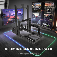 Simulateur de course de haute qualité, châssis en aluminium 4080, simulation de conduite, simulation de course automobile, produit de divertissement sportif